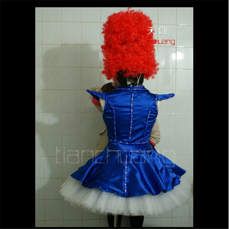 TC 64 полноцветные СВЕТОДИОДНЫЕ костюмы яркий свет RGB женская юбка dj Бар одежда для