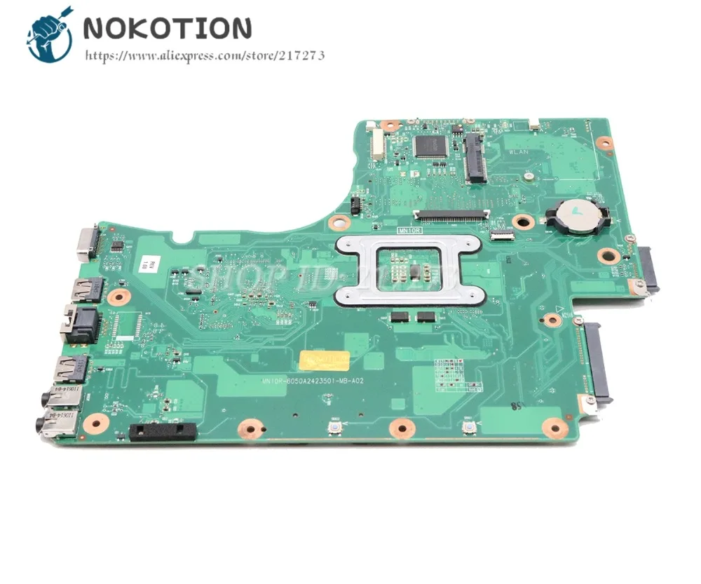 NOKOTION V000225140 MN10R-6050A2423501-MB-A02 для Toshiba Satellite C650 Материнская плата ноутбука HM65 UMA DDR3