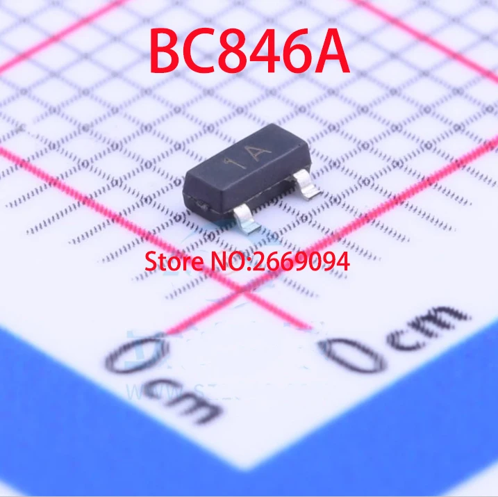 ТРАНЗИСТОР BC846 BC846A BC846B BC846C BC856 BC856A BC856B BC856C SOT 23 PNP NPN 100 шт./3000 шт.|Запасные части| |