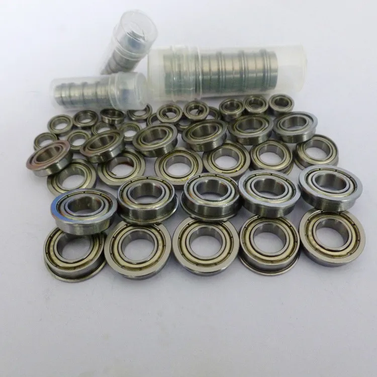 

10PCS/LOT BS047 Miniature ball flange bearing with bearing frame or not MF74ZZ Bearing 4*7*2.5mm Miniature Bearings