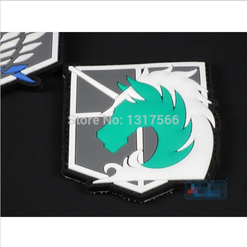 FREES Shingeki no Kyojin Attack on Titan Animation version color 3D ПВХ патч | Дом и сад