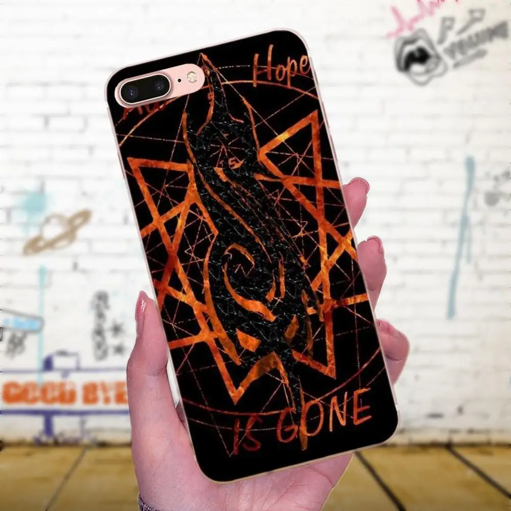 Логотип рок-группы Slipknot для Huawei P7 Honor 4C 5A 5C 5X 6 6C 6A 6X 7 7X 8 9 V8 V10 Y3II Y5II Y6II G8 Play Lite |