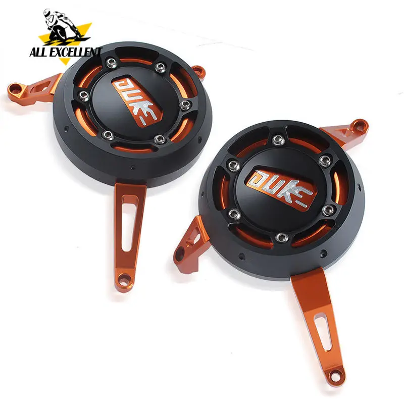 CNC крышка двигателя ползунок рамка Защита статор чехол Saver для KTM DUKE 200 2012 2015 390 2013