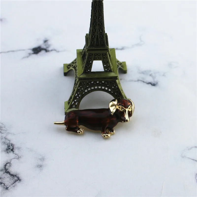 Изящная эмалированная брошка в европейском и американском стиле для собак 2019 |