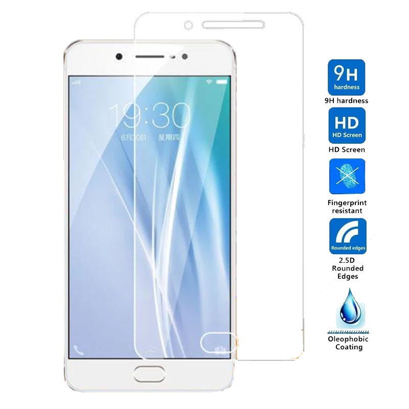 9H 0 26 мм 2.5D взрывозащищенное Закаленное стекло для VIVO X21 X20 X9/X9S X6 X7 Plus Y75 Y66 Y67