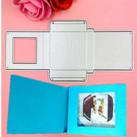 new 3d frame gate box metal cut die stencils for diy scrapbooking stampphoto album decorative embossing paper cards
