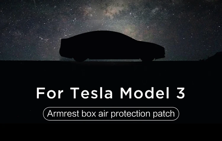LUCKEASY для Tesla модель 3- задний подлокотник коробка ABS углеродное волокно декоративная форма внутренняя отделка авто аксессуары