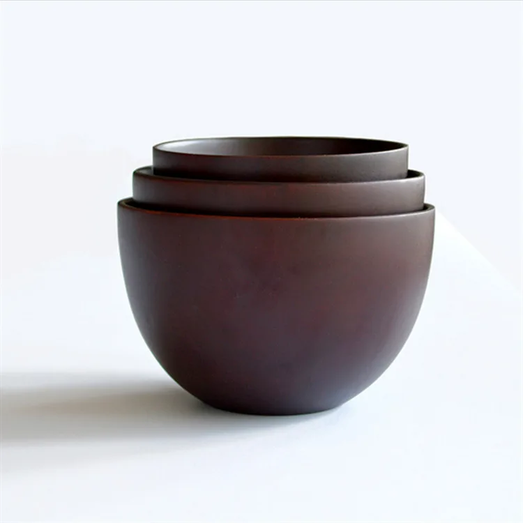 Семейная миска ручной работы для риса супа окуня украшения (середина) круглая