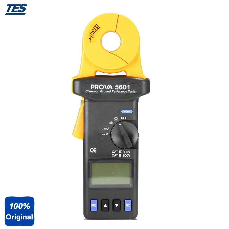 Бесконтактный измеритель сопротивления заземления зажим тестер на