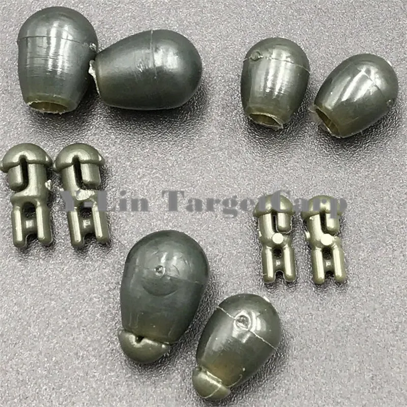 Рыболовные бусины быстрой смены армейского зеленого цвета для ловли карпа метод