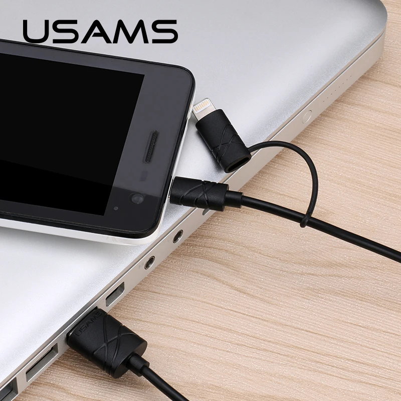 USAMS микро USB кабель 1 м 2 а Быстрая зарядка мобильного телефона для iPhone 6 7 плюс |