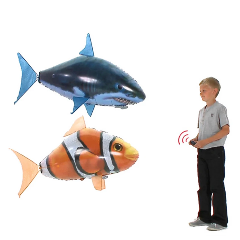 Детские RC игрушки для рыбы Дрон Летающий акула клоун воздушные шары в виде
