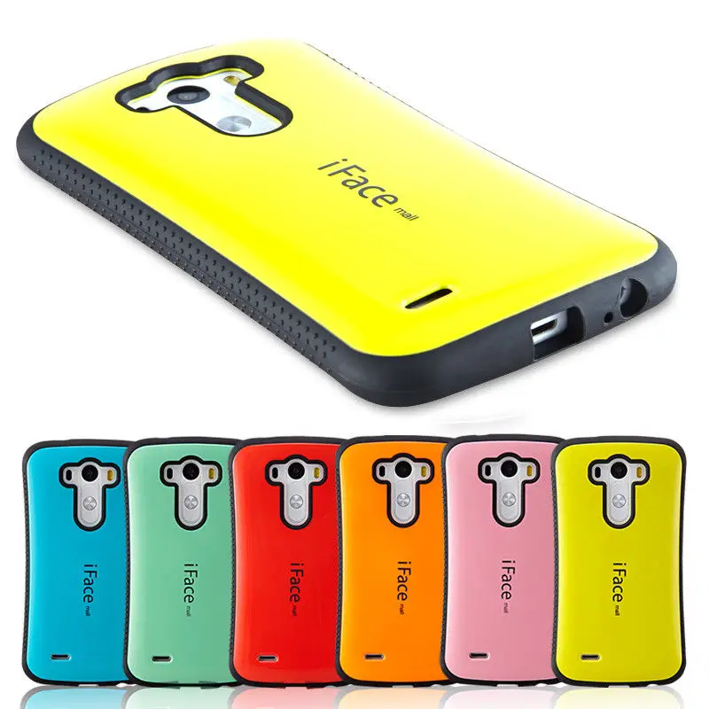 Sinbeda Fashion iFace mall For LG G2 G3 Case Glossy Heavy Duty Shockproof Cover Defender G4 G5 G6 Phone Bag | Мобильные телефоны и