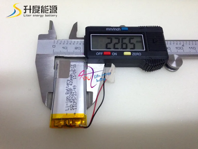 SD452248 452248 420mAh 3 7 v lipo аккумуляторная батарея|battery 3.7v 420mah|rechargeable battery 3.7vbattery |