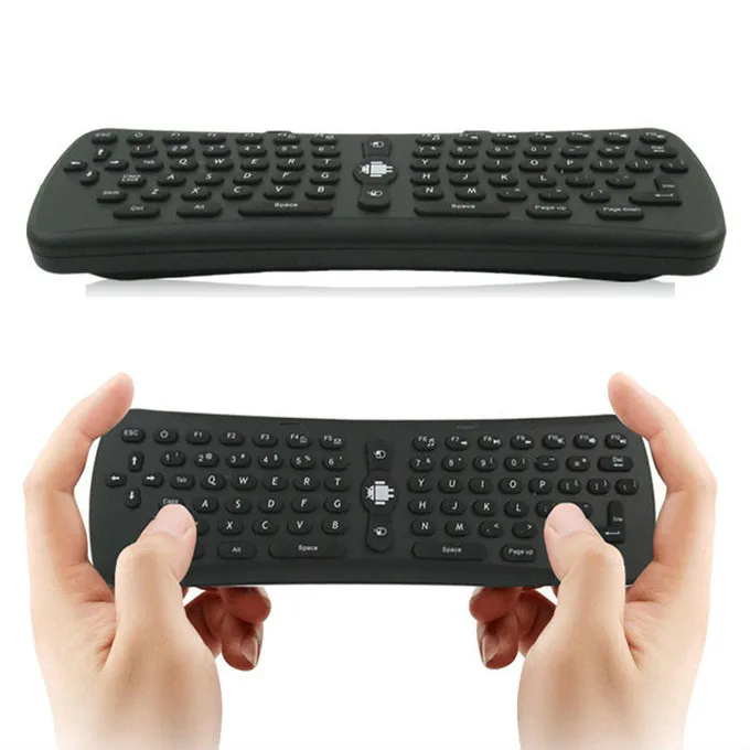 2 4G беспроводная Fly air Mouse Клавиатура g сенсор гироскоп мини игра ручной контроллер
