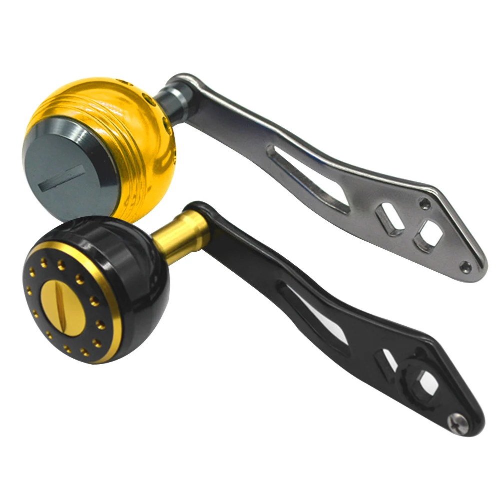 8x5cm Left And Right Tools Aluminum Alloy Fishing Reel Rivers DIY Knobs Boat Baitcasting Handle Sea For ABU DAIWA Universal | Спорт и
