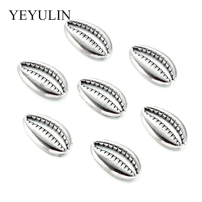 Style 1 10 шт. античные серебряные подвески в виде ракушек омаров, черепах, морских коньков для изготовления ювелирных изделий DIY ожерелье ручной работы аксессуары для рукоделия - Окраска металла: Style 1