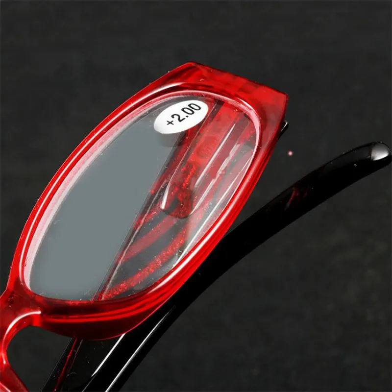 New Ladies Reading Glasses Simple Full Frame Plastic Elderly Presbyopia Resin Lenses Bags Women 1.0-3.5 R054 | Аксессуары для