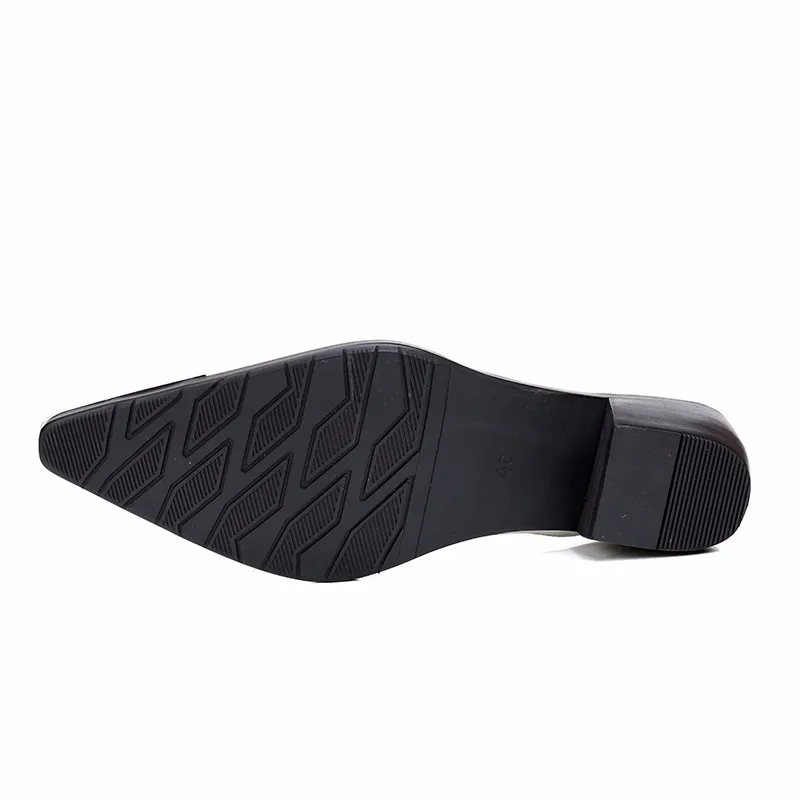 Новинка британская белая мужская обувь из натуральной кожи увеличивающая рост