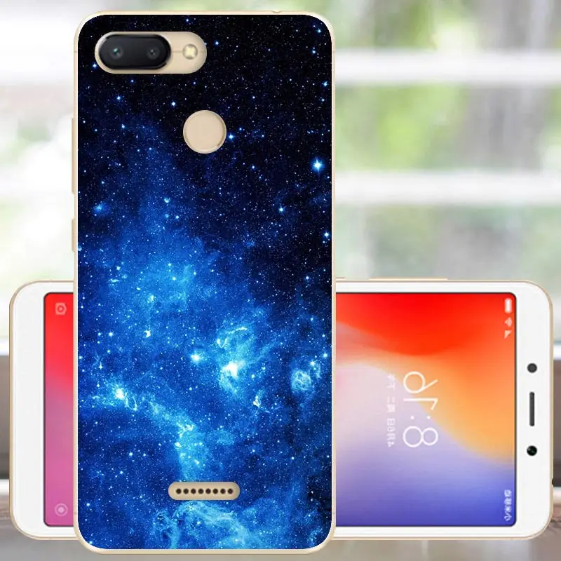 Защитный чехол FANATU для Xiaomi Redmi 6, мягкий силиконовый чехол с милым принтом, бампер для Redmi 6, чехол 5,45, чехол для Xiomi Redmi 6, чехол для телефона - Цвет: LXY