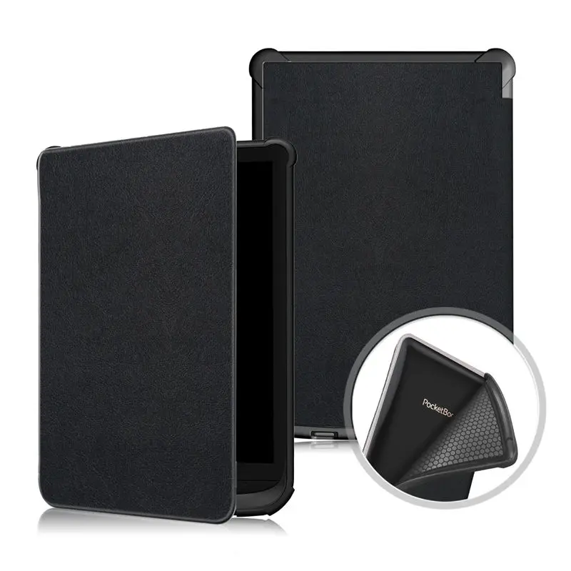 Мягкий силиконовый чехол накладка для Pocketbook 616/627/632 Умный Магнитный Basic Lux 2/touch 4 +