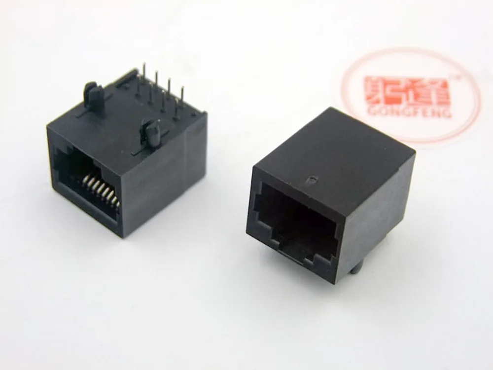 300 шт. новые клеммные разъемы 58 RJ45 полностью пластиковая розетка 18 3 мм Ethernet Seat