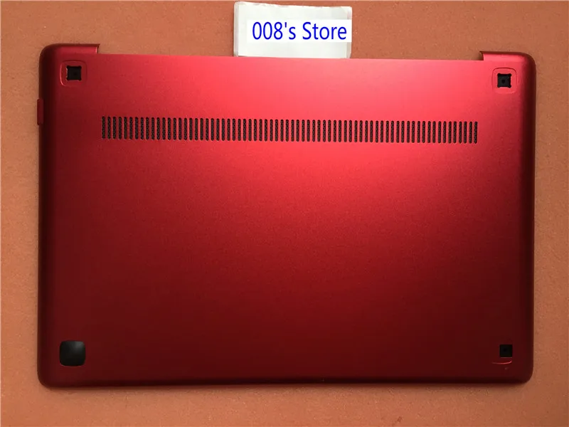 Bottom Case red Чехол для ноутбука lenovo U410 Топ lcd задняя/Упор для рук верхняя/Нижняя чехол Non Touch оболочка 3ALZ8BALV30 - Цвет: Bottom Case red
