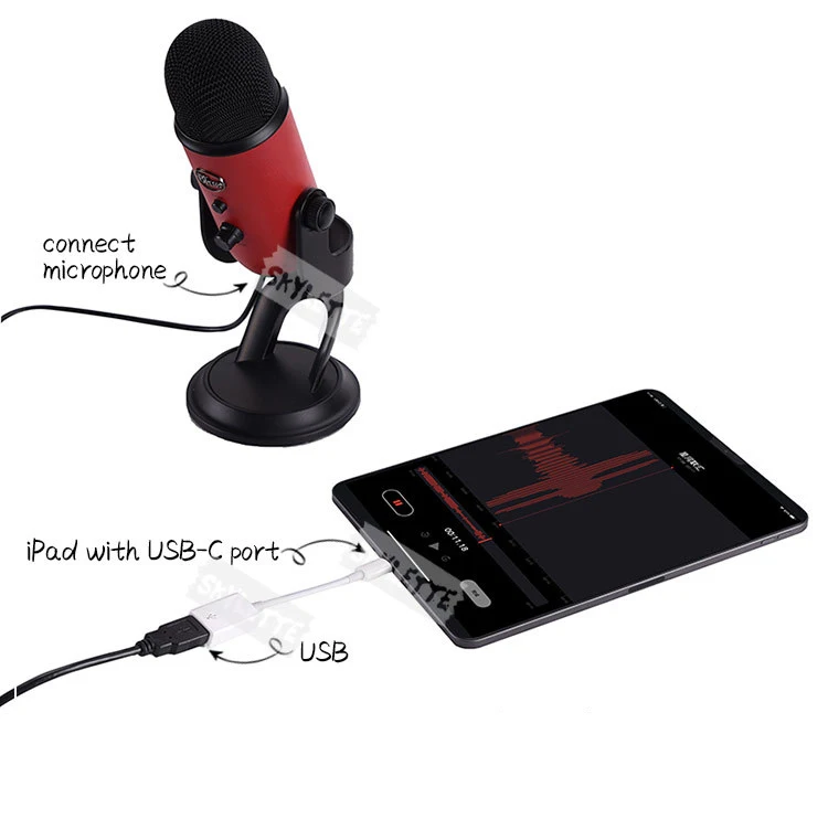 OTG USB-C USB разъем SLR камера адаптер USB флэш-накопитель конвертер для тип-c Xiaomi 9 huawei P30 iPad Pro Macbook Pro