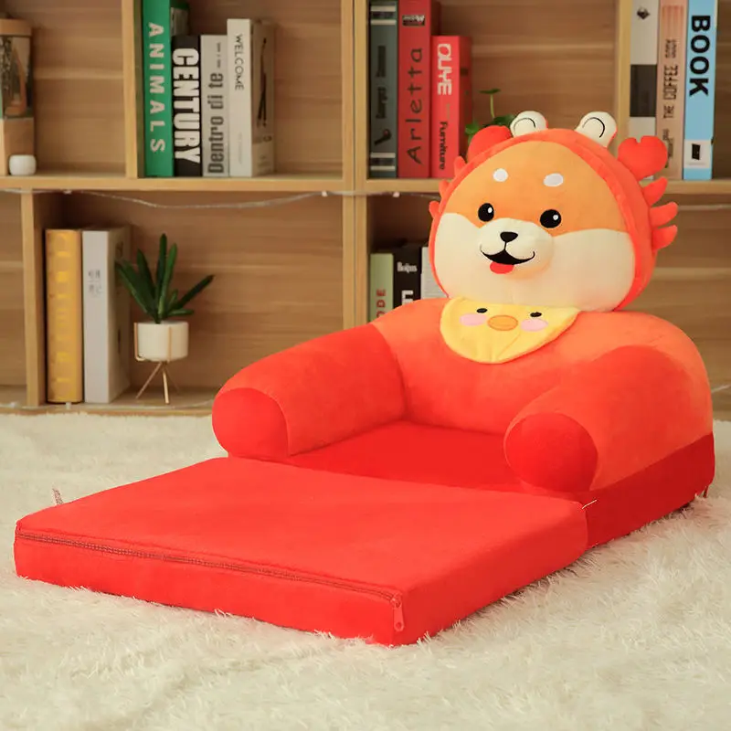 Shiba Ленивый Kawaii диван детский диван татами мультфильм складной диван плюшевая игрушка креативная спинка детский подарок на день рождения хорошее качество - Цвет: Shiba