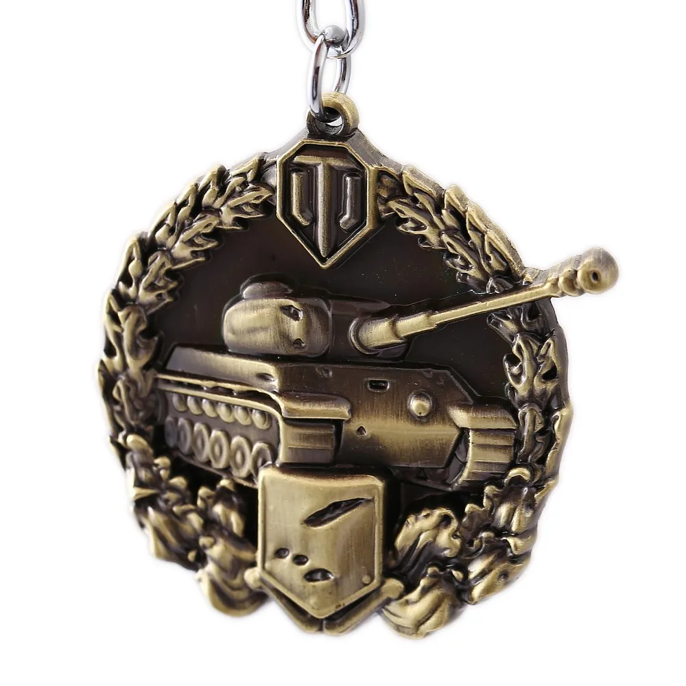 Брелок для ключей World of Tanks, медаль, медаль для подарка, брелок для ключей, ювелирный брелок, сувенир YS11609