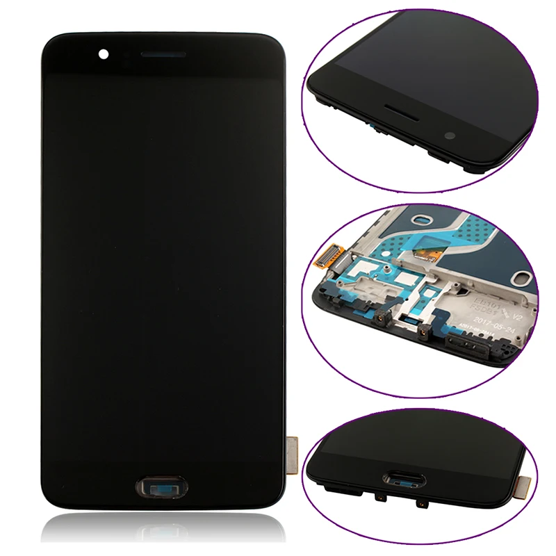 Ocolor для Oneplus 5 пять lcd + кодирующий преобразователь сенсорного экрана в сборе