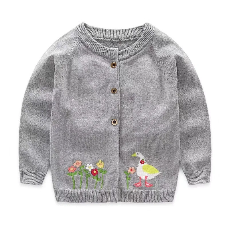 Свитеры для девочек новинка 2018 одежда на осень и зиму верхняя с длинным рукавом