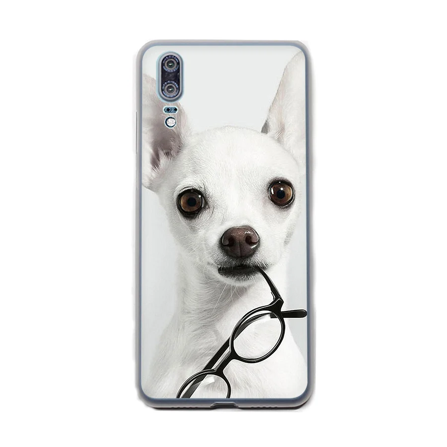 Чехол-накладка для Huawei P30 P9 P8 P10 P20 Lite Plus Pro MINI P Smart I Love My Chihuahua Dog Мопс окрашенный