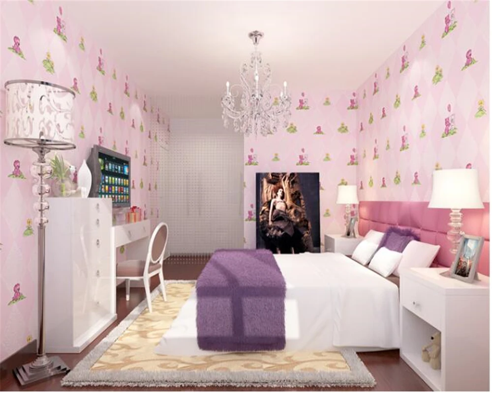 Обои beibehang 3d для украшения детской комнаты с изображением медведя|3d wallpaper|bedroom