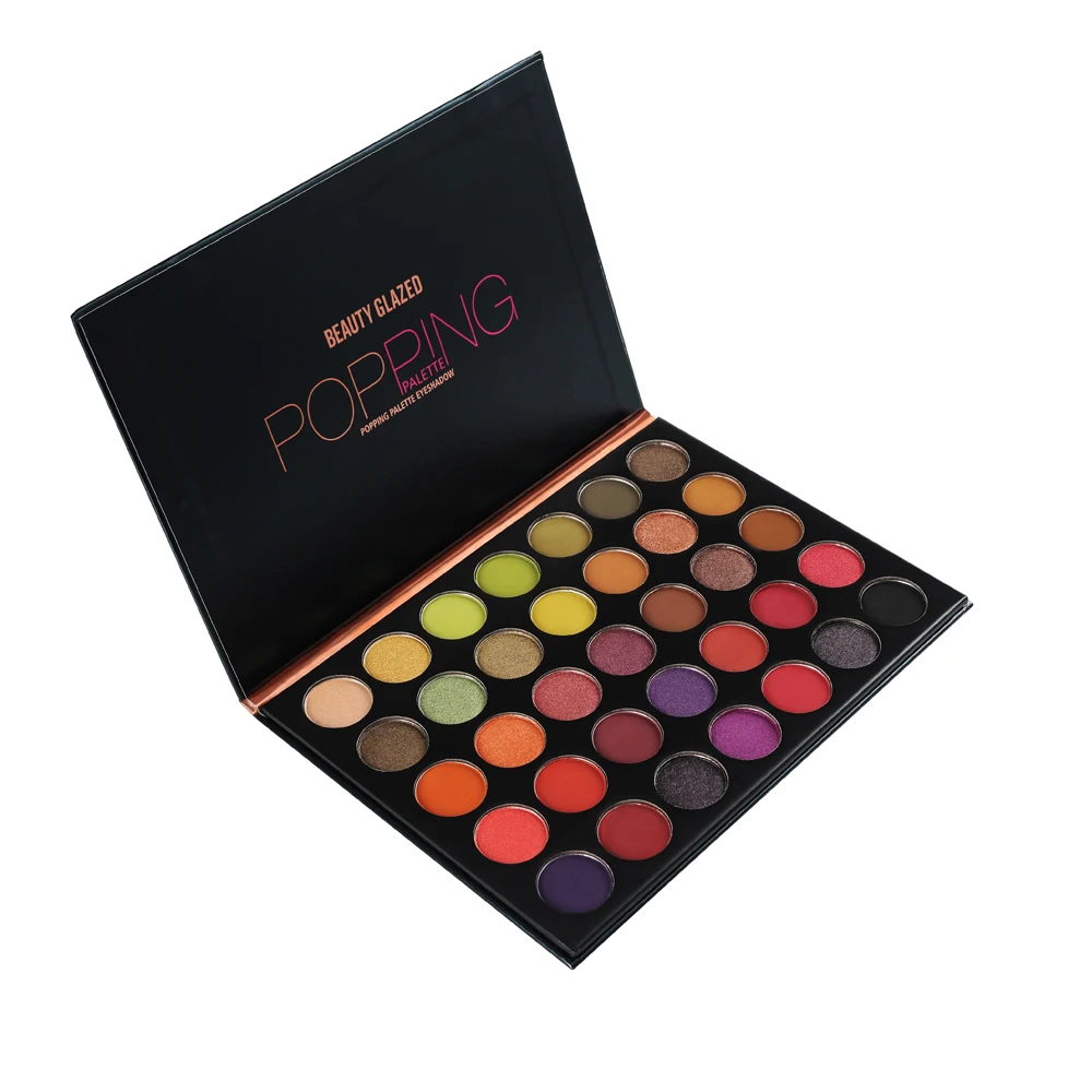 Палетка теней Beauty Glazed для макияжа тени век сияющий блеск натуральный матовый