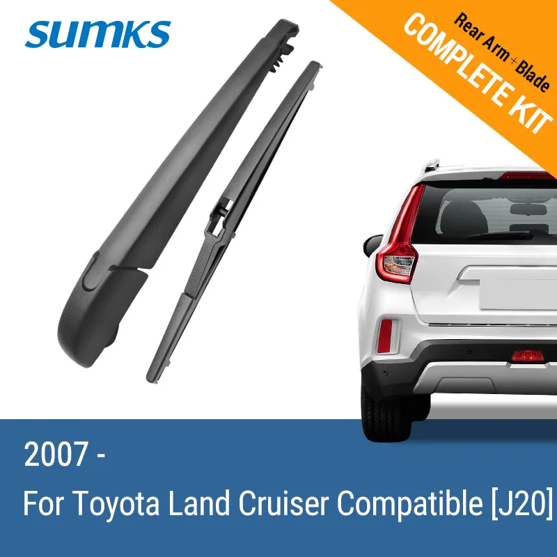 Задний стеклоочиститель SUMKS и рычаг для Toyota Land Cruiser [J20] совместим с 2007 2008 2009 2010 2011