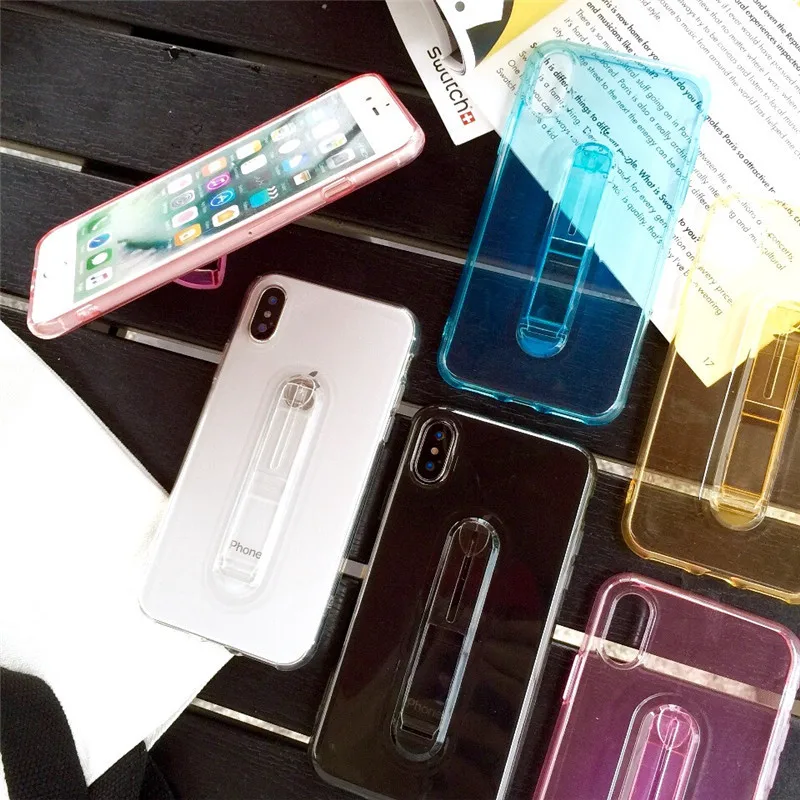 Силиконовый чехол для iphone 6 s S Plus XS Max XR с кольцом и подставкой 8 7 5s SE 5 X|Бамперы| |