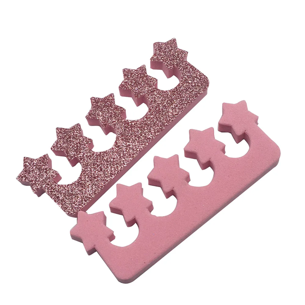 Easy Nail Star 30 пар розовых блестящих инструментов для ухода за ногтями и ногами из