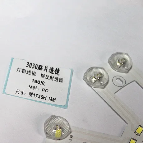 Круглые линзы SMD 10 шт. диаметр 17 мм x H6 3030 градусов светильник|lens diameter|smd lenslens smd |