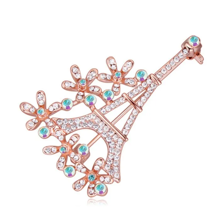 2021 Европейская мода ювелирные изделия Love the Eiffel Высококачественная брошь для