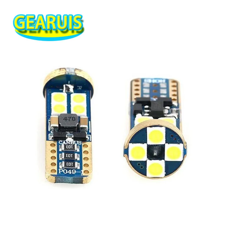 3030 x Автомобильный T10 canbus 12 SMD 194 светодиодный W5W 168 12V 24V Белый Красный Янтарный