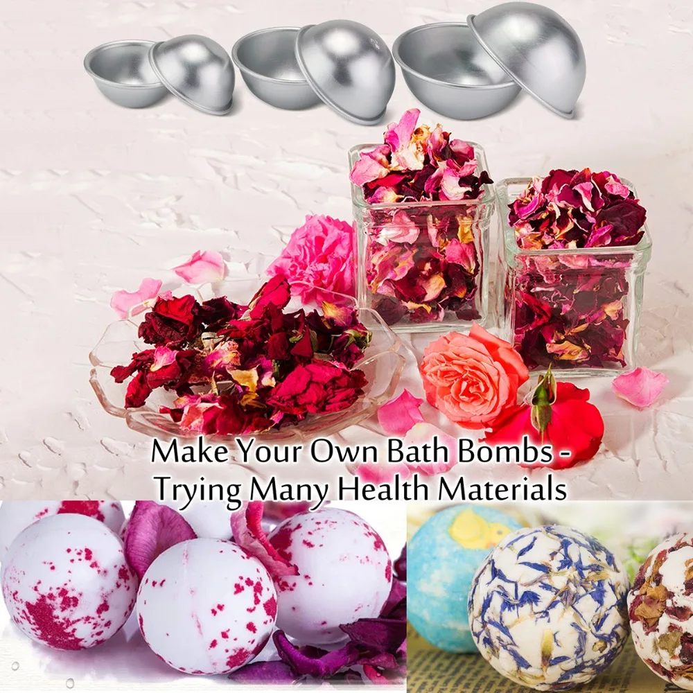 Новый 2 шт форма для бомбочек ванн шар Сфера из нержавеющей стали заваривания чая