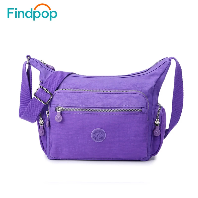Findpop Повседневная Холщовая Сумка на плечо водонепроницаемая
