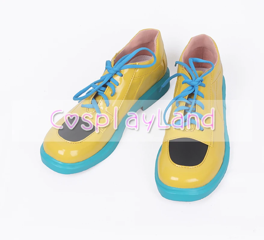 Persona 5 Ryuji Sakamoto Yellow Cosplay Shoes Flat Costume Accessories For Men Custom Made | Тематическая одежда и