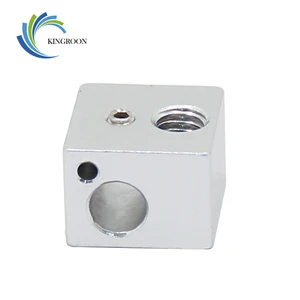 Запчасти для 3D-принтеров, нагревательный блок V5 16 мм * 16 мм * 12 мм для экструдера с J-образной головкой V5, алюминиевый горячий конец, нагревательные блоки, аксессуары