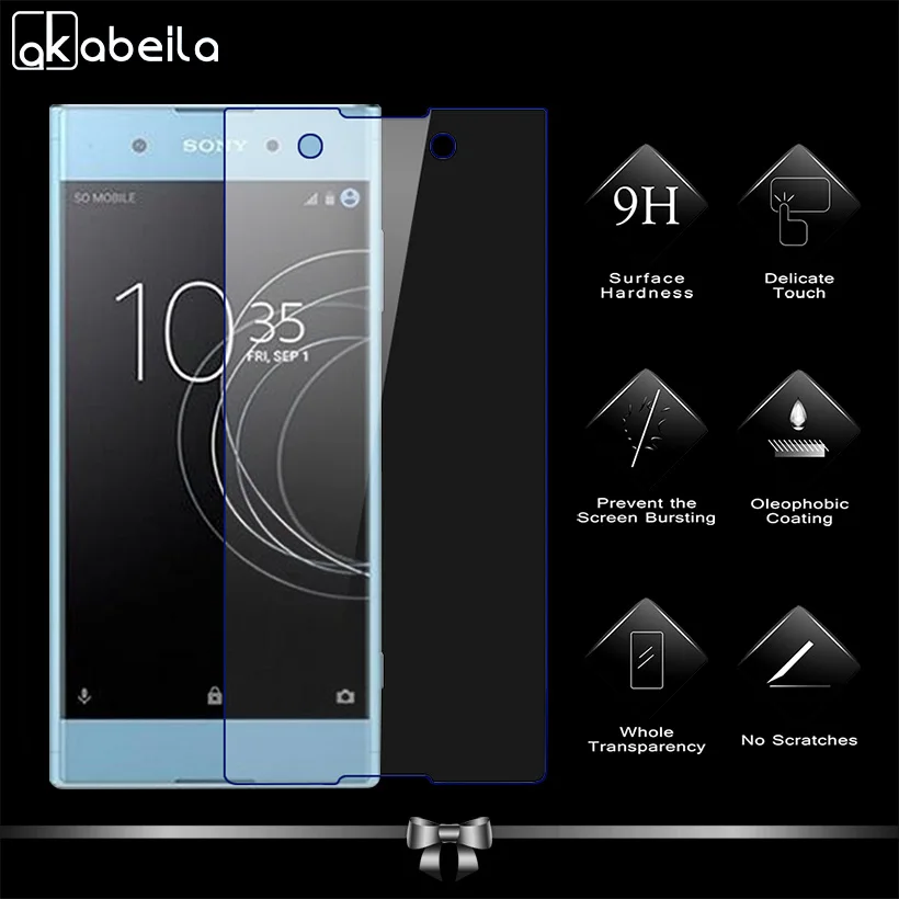 Защитное стекло ультратонкое закаленное 0 33 мм для Sony Xperia XA1 Plus G3412 G3421 G3423 G3416|screen