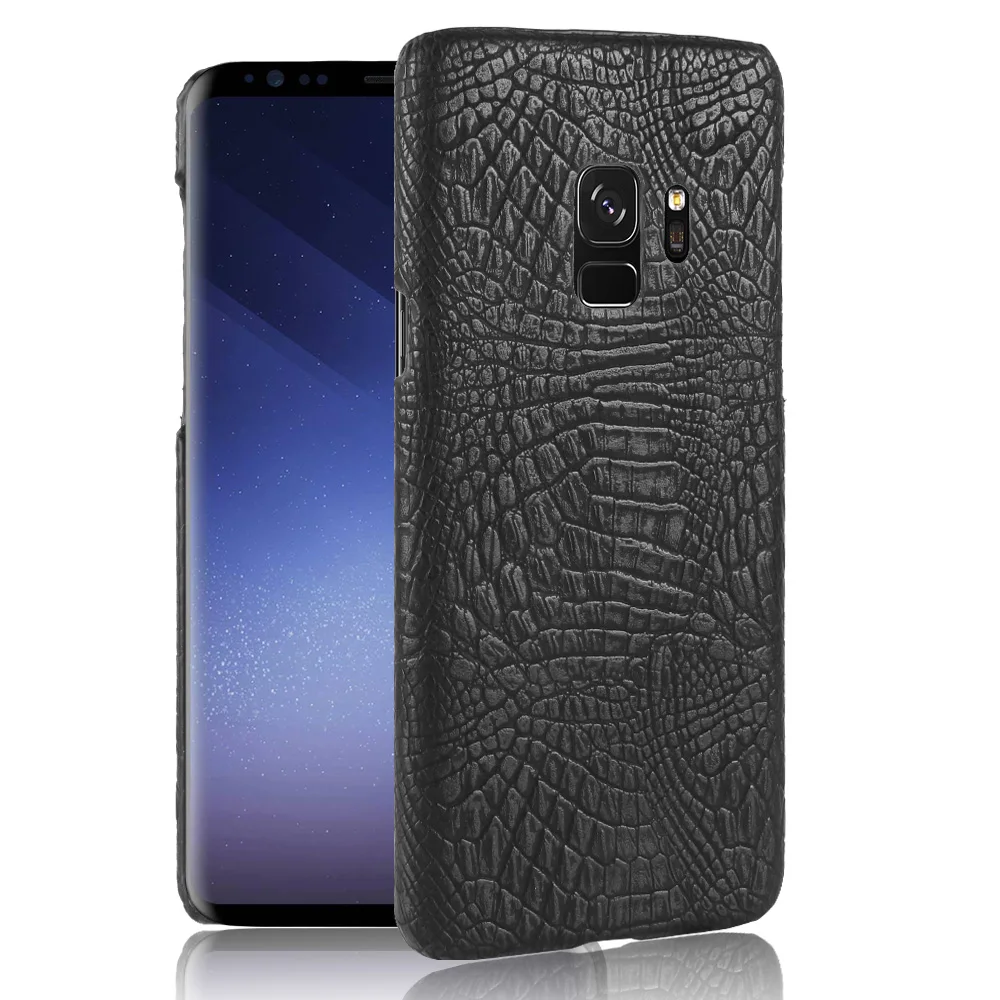 Роскошный чехол с узором под кожу крокодила для Samsung Gaxaly S9 S8 Plus S7 Edge Note 8 A8 2018
