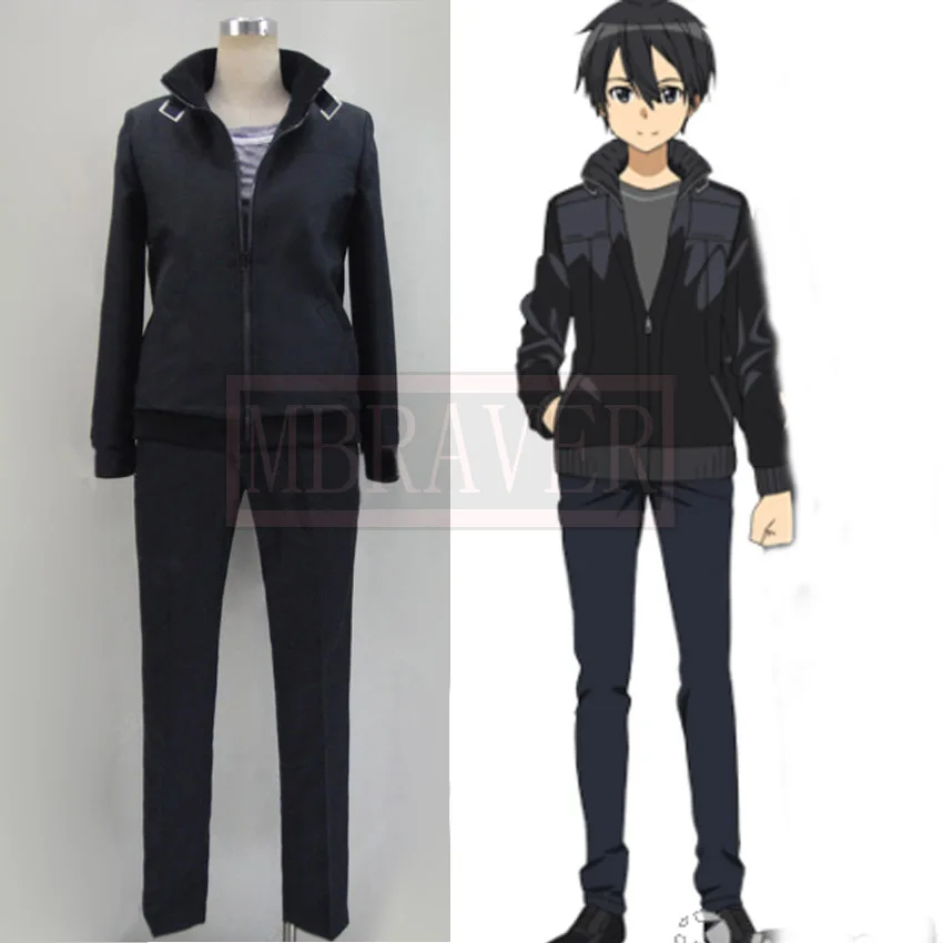 

New Arrival Custom made Sword Art Online 2 GGO Kirigaya Kazuto Cosplay Costume