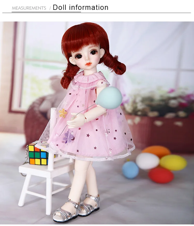 1/6 имбирь Miadoll BJD SD куклы YOSD модель тела детский полный набор с волосами Одежда Обувь Аксессуары шарнирная кукла