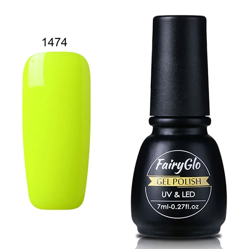 1474 Fairyglo для ногтей набор для приготовления чая 1 демпферный лист Гель-лак светильник Цвет серии УФ-гель для ногтей, инструменты для маникюра, лак для ногтей, Гель-лак для ногтей, Наборы - Цвет: 1474